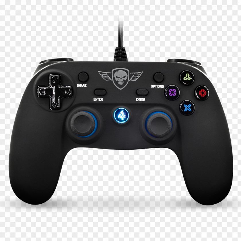 PlayStation 4 Black Joystick Game Controllers PNG