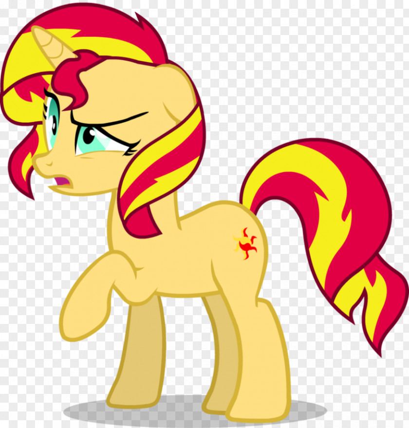 Sunset Shimmer Pony Animated Cartoon PNG