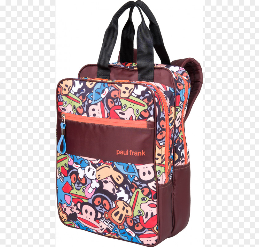 Backpack Tote Bag Paul Frank Industries Messenger Bags PNG