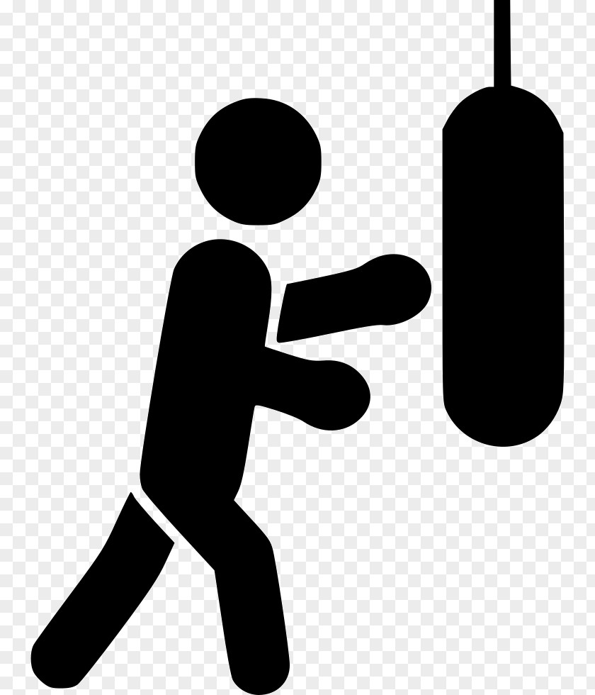 Competitors Icon Athlete Boxing Jab Clip Art PNG