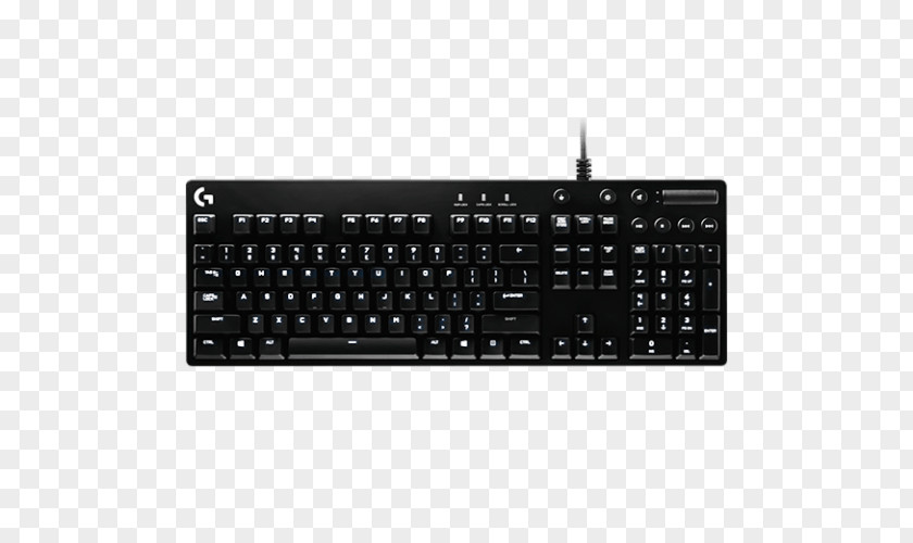 Computer Mouse Keyboard Logitech G610 Orion Red Gaming Keypad PNG