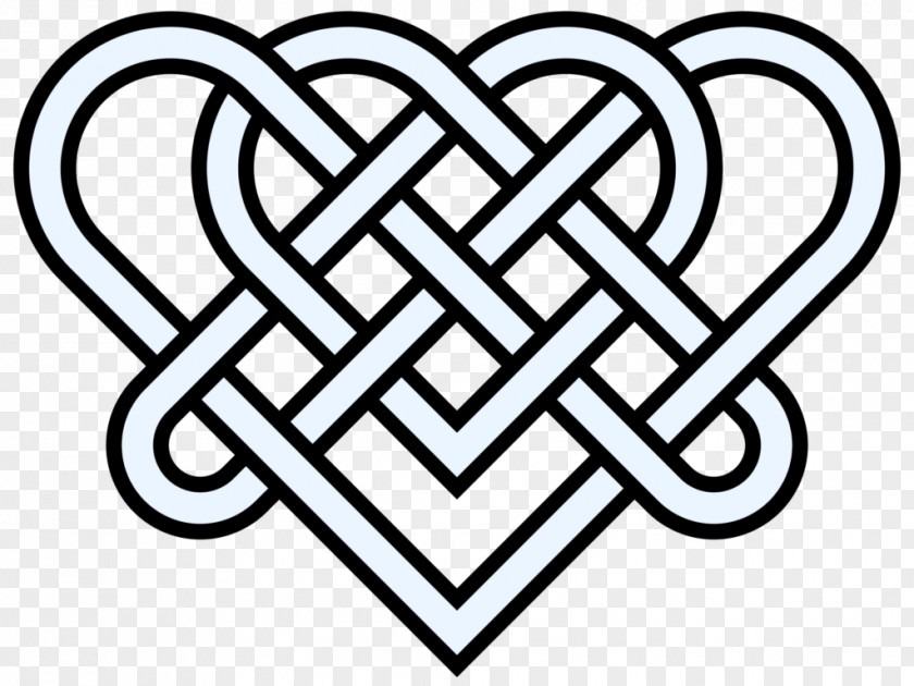 Heart Celtic Knot Triquetra Celts Symbol PNG