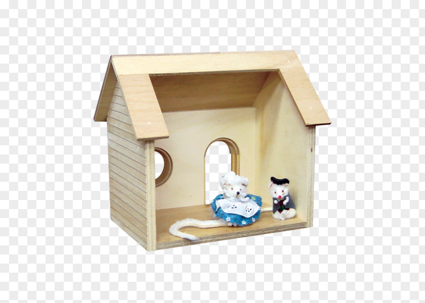 Mouse Dollhouse Toy Wood PNG