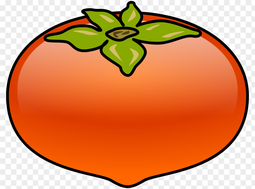 Persimmon Japanese Common Clip Art PNG