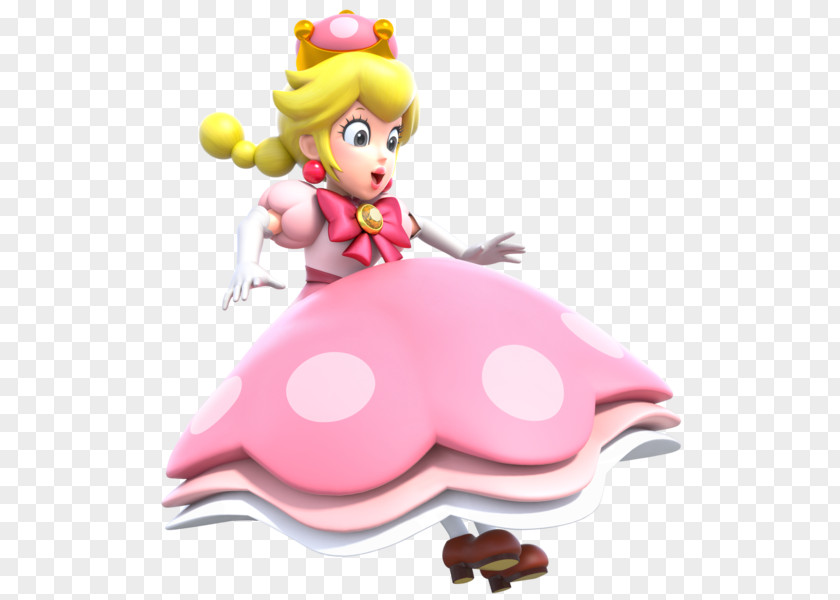 Mario Bros New Super Bros. U Princess Peach PNG