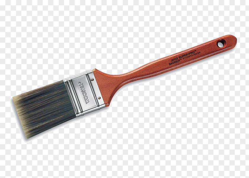 Silver Brush Paintbrush Wooster Badger PNG