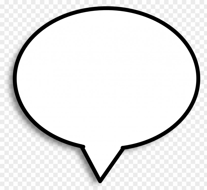 Speech Bubble Black And White Technology Clip Art PNG