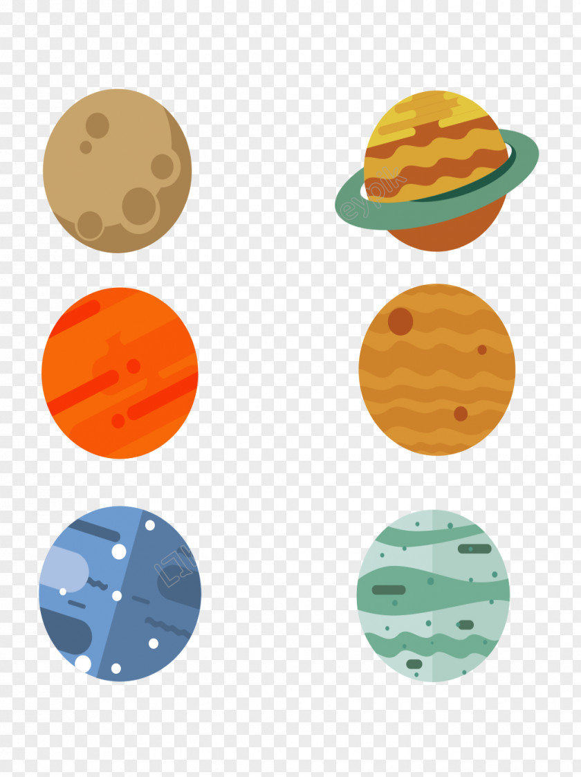 Cartoon Planet Psd Files Earth Mars Solar System Moon PNG