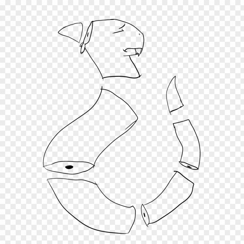Chester Thumb Line Art Drawing Sketch PNG