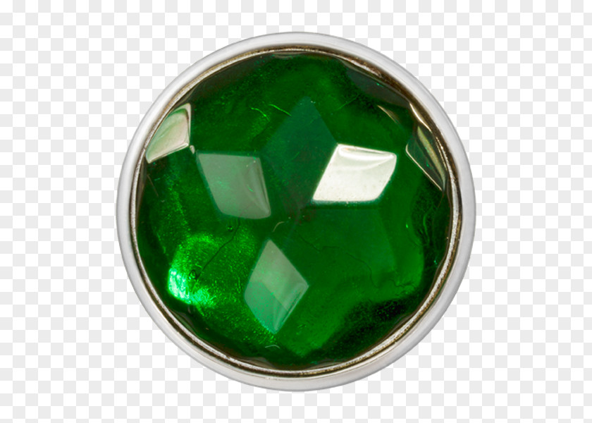 Emerald Green Glass Silver Coin PNG