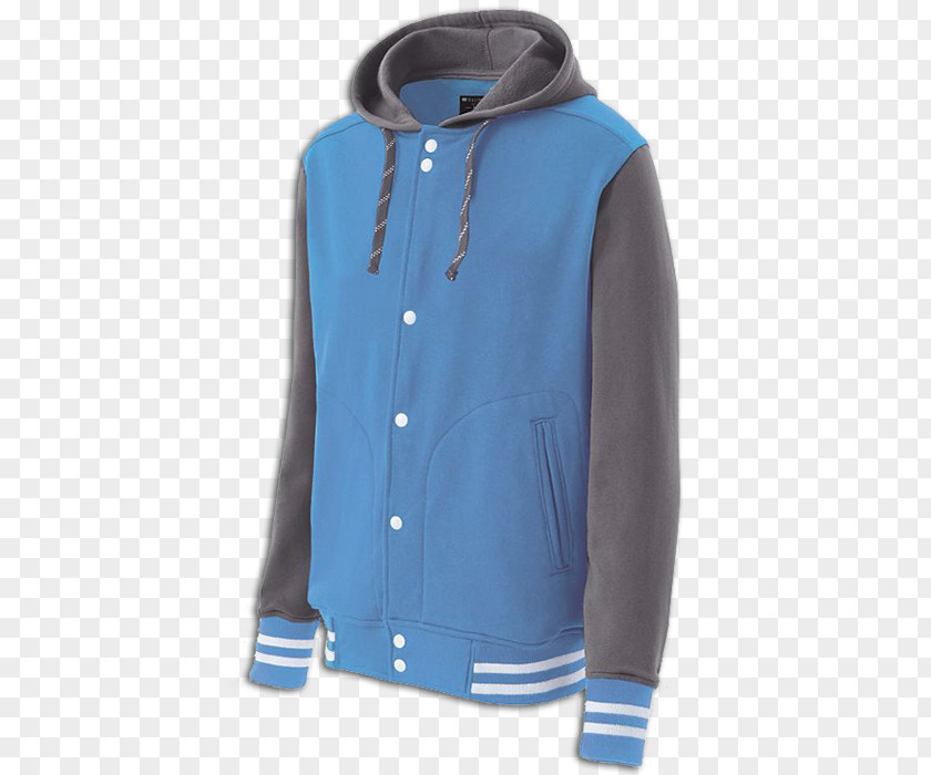 Letterman Jacket With Hood Hoodie Polar Fleece Clothing PNG