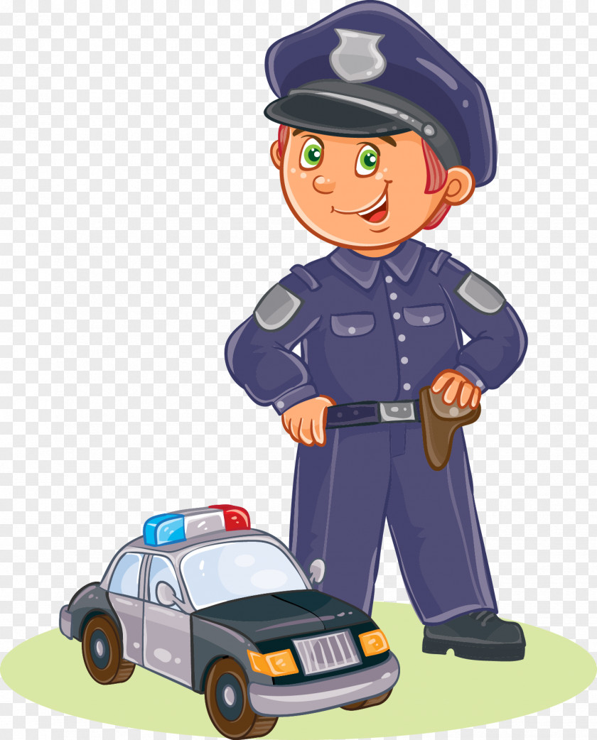 Police Officer Cartoon Child PNG