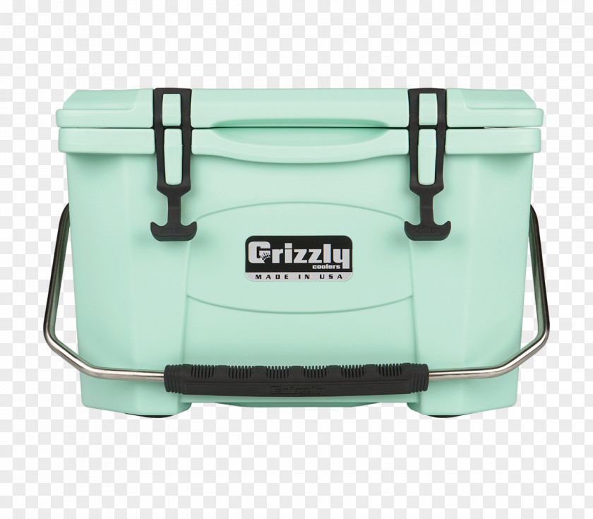 Seafoam Grizzly 20 Cooler 15 Camping Outdoor Recreation PNG