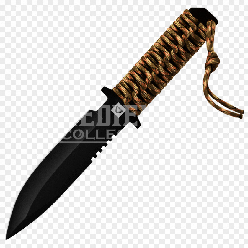 Survival Knife Bowie Hunting & Knives Throwing Utility PNG