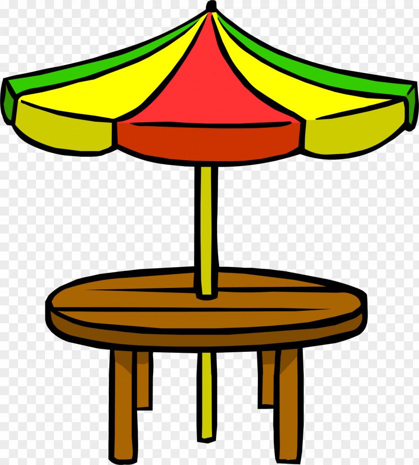 Umbrella Club Penguin Igloo Table Art PNG