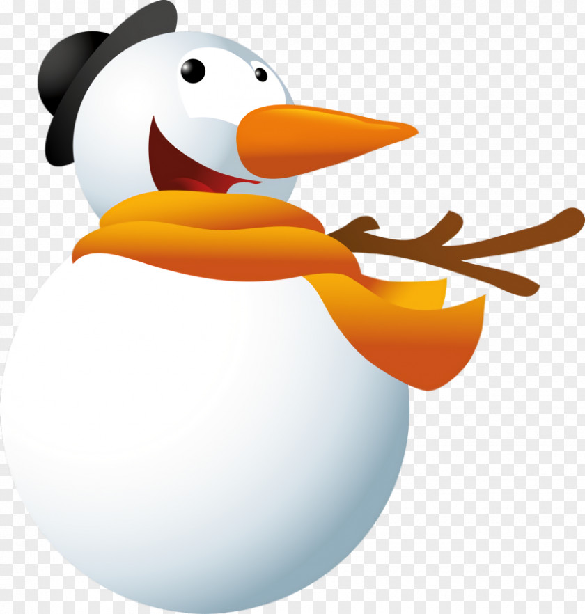 Bath Toy Beak Christmas Snowman Winter PNG