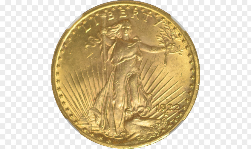 Coin Gold Britannia Double Eagle PNG