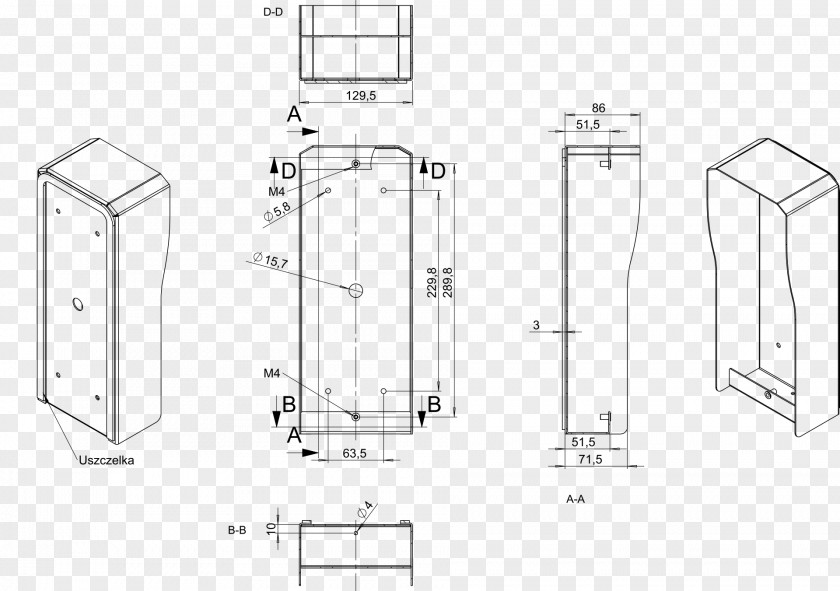 Design Technical Drawing Furniture Diagram PNG