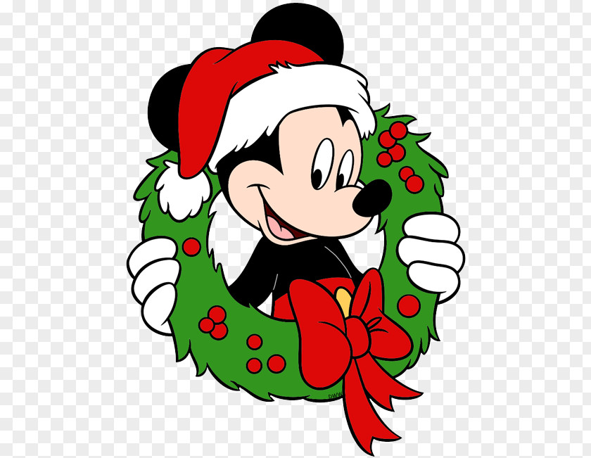 Goofy Winter Mickey Mouse Minnie Santa Claus Donald Duck PNG