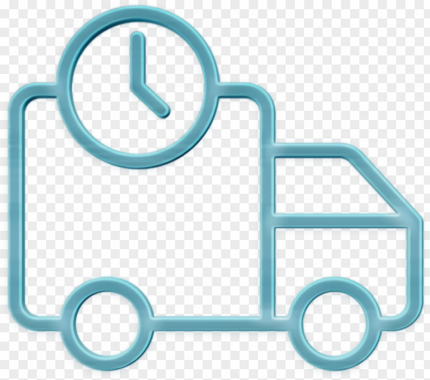 Logistics Delivery Icon Truck On Time PNG