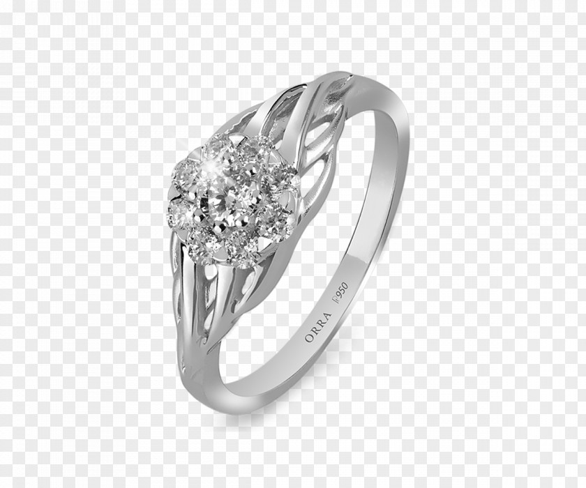 Platinum Ring Wedding Jewellery Diamond PNG