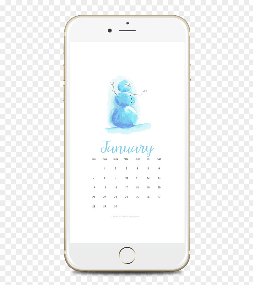 Snowman Writing Feature Phone Product Design Cellular Network Text Messaging PNG