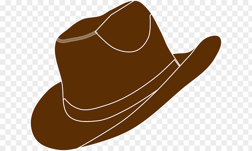 Cowboy Hat Brown Clip Art PNG