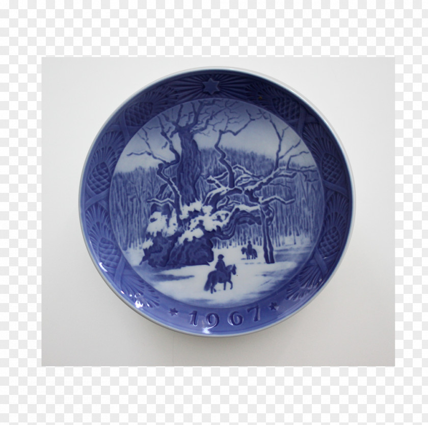 Danish Christmas Plates Royal Copenhagen Porcelain PNG