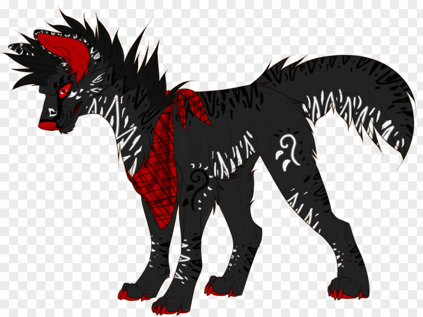 Dog Canidae Black Wolf Red Horse PNG