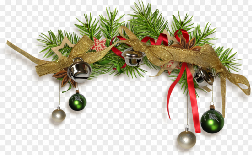Fir Christmas Tree Ornaments Decoration PNG