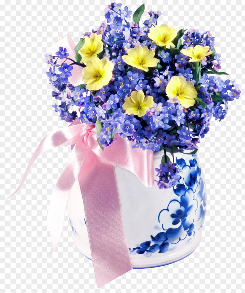 Flower Vase Bouquet March 8 International Women's Day PNG