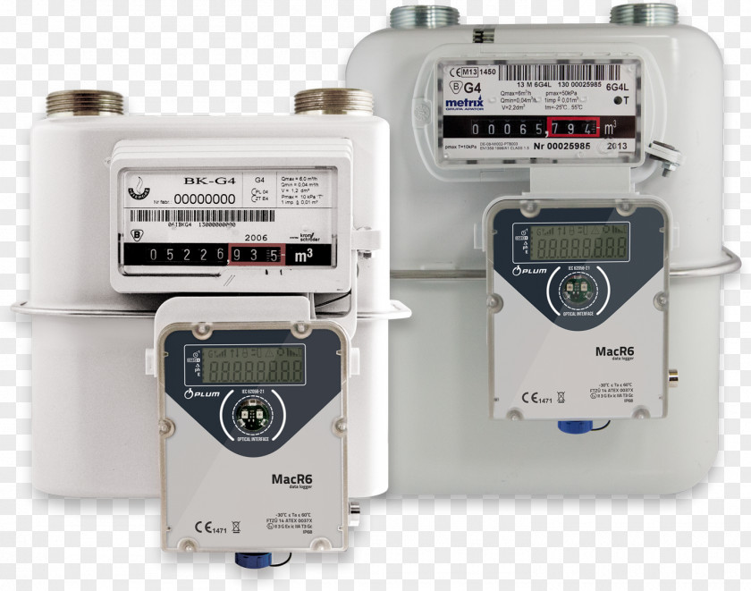 Gas Metering Data Logger Electric Battery General Packet Radio Service PNG