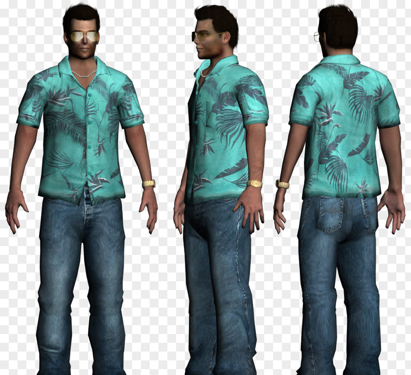 T-shirt Denim Jeans Jacket Turquoise PNG