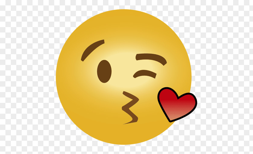 Emoji Kiss Emoticon Heart Smiley PNG