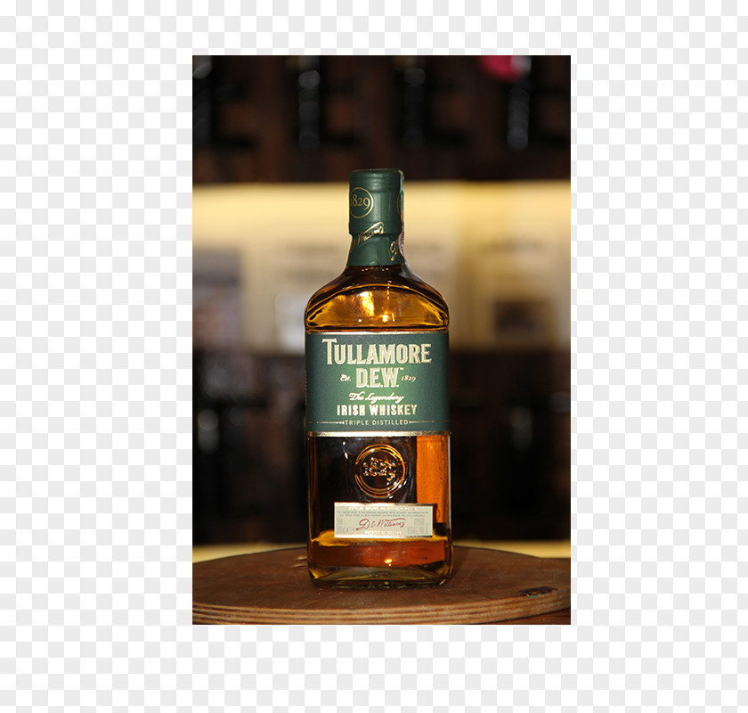 Glass Liqueur Whiskey Bottle Tullamore Dew PNG
