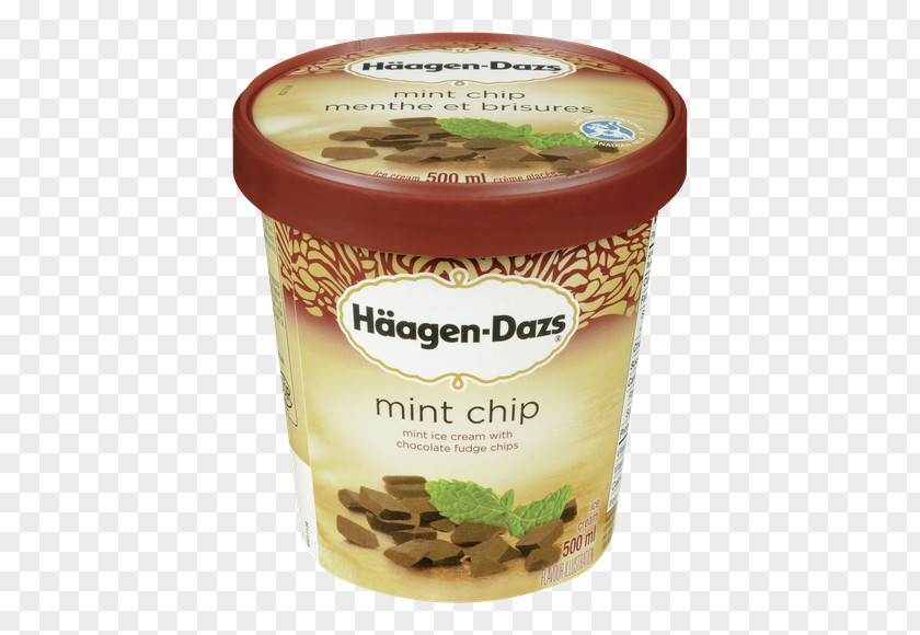 Ice Cream Chocolate Chip Cookie Dough Dairy Products Häagen-Dazs Mint PNG