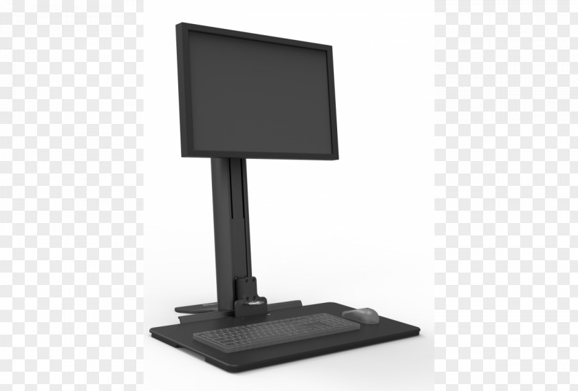 Sit And Reach Computer Keyboard Mouse Monitors Sit-stand Desk Monitor Accessory PNG