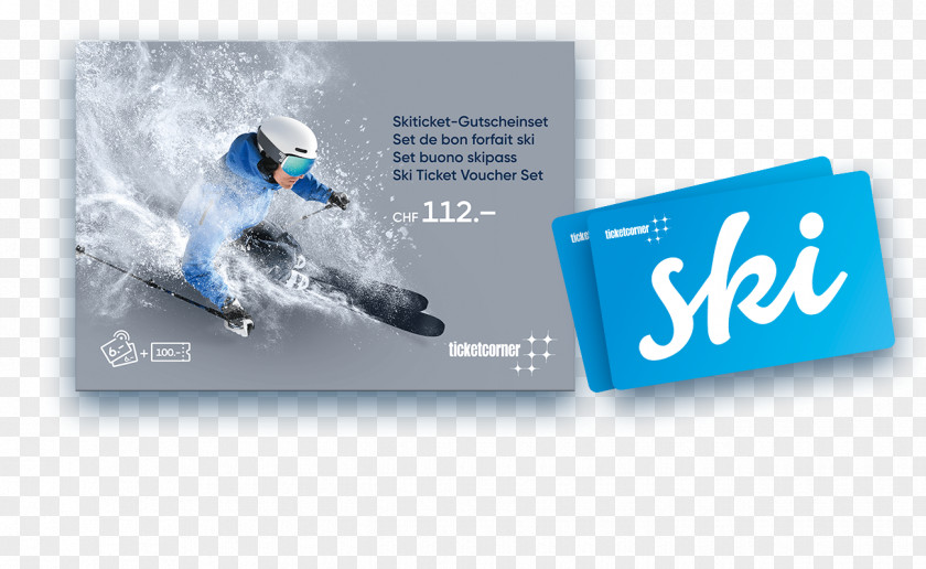 Switzerland Skiing Voucher Ticketcorner PNG