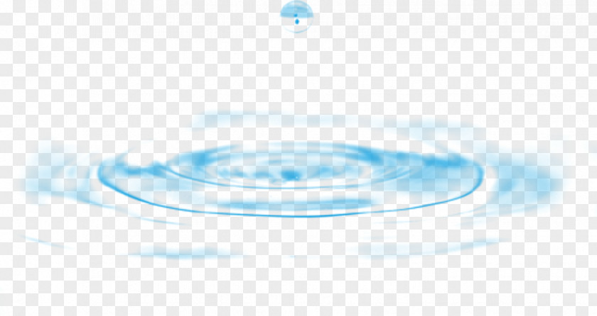 Transparent Water Ripples Blue Circle Pattern PNG
