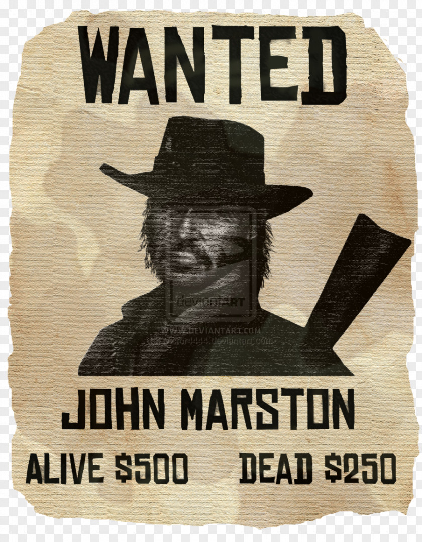 Wanted Red Dead Redemption 2 Video Game Xbox 360 PNG