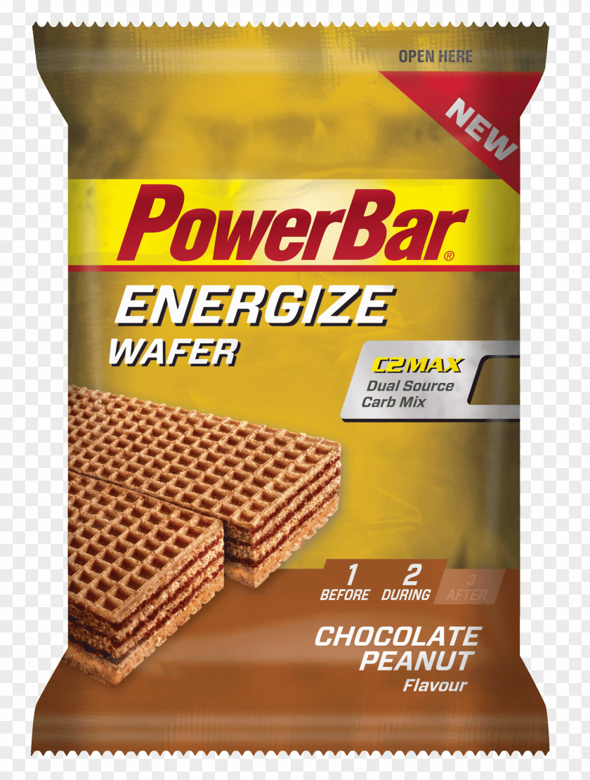 Chocolate Wafer PowerBar Energy Gel Bar Carbohydrate PNG