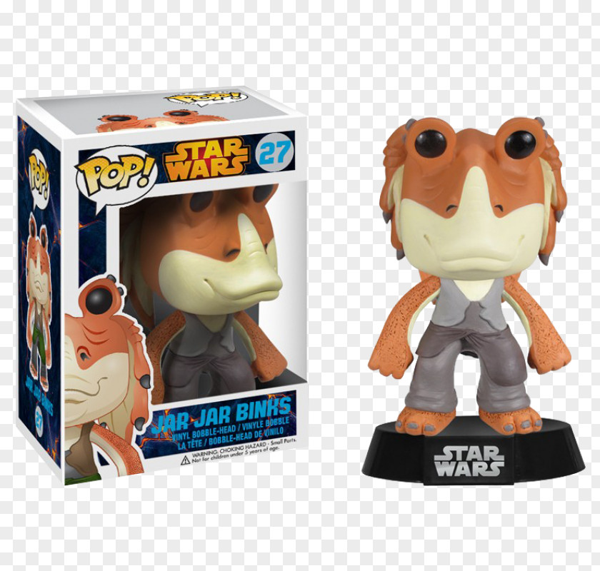 Jar Binks Leia Organa R2-D2 Lando Calrissian Funko Pop! Vinyl Figure PNG