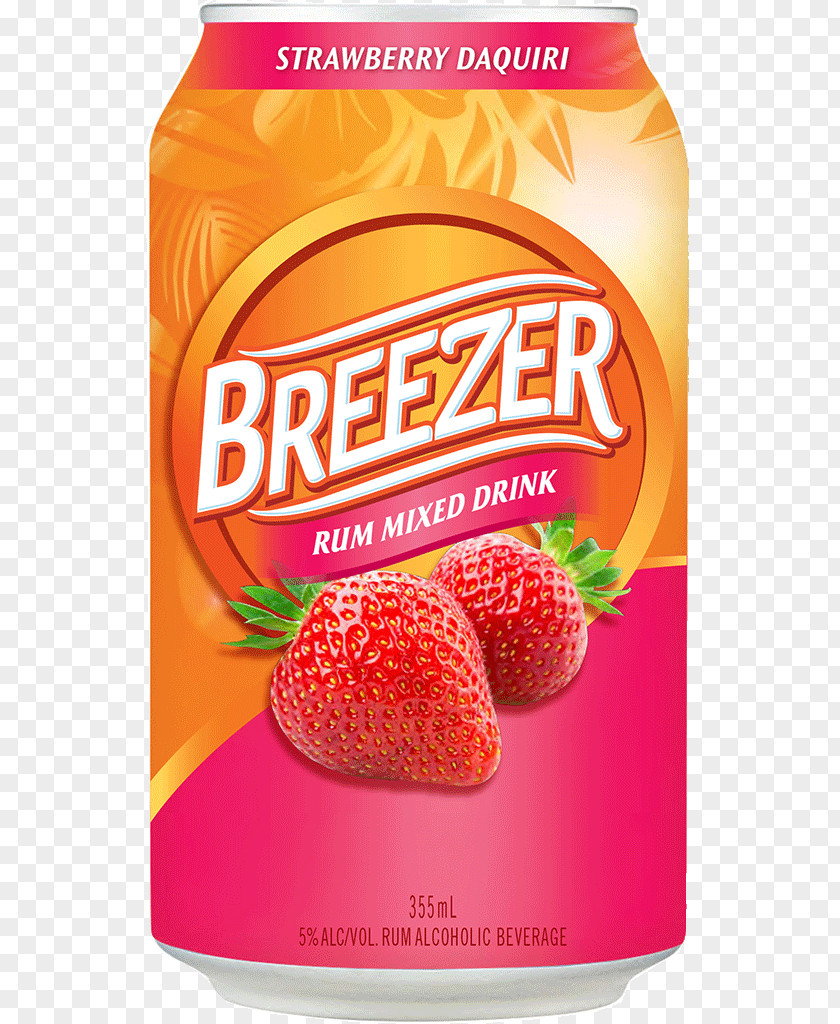 Strawberry Daiquiri Bacardi Breezer Piña Colada Orange Drink PNG