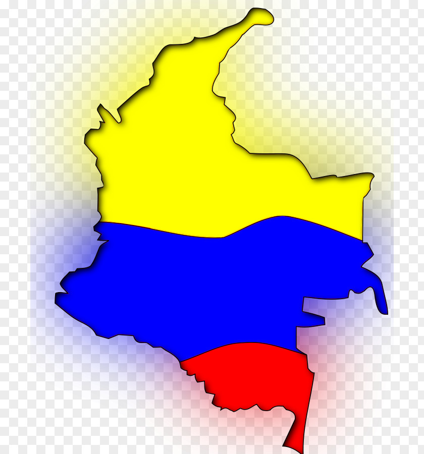 Map Flag Of Colombia Clip Art PNG