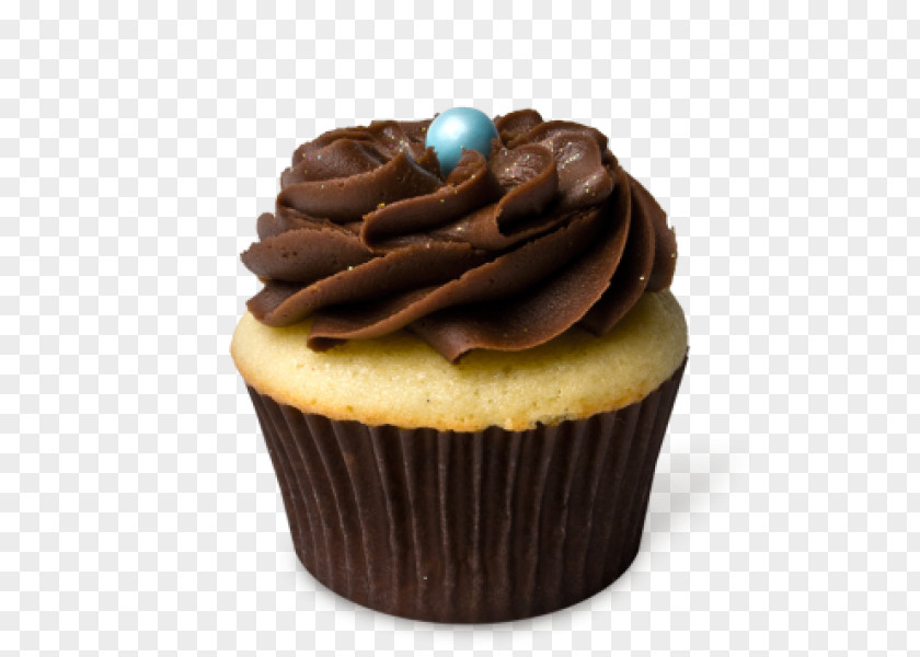 Old School Chocolate Milk Cupcake Buttercream American Muffins Ganache Frosting & Icing PNG