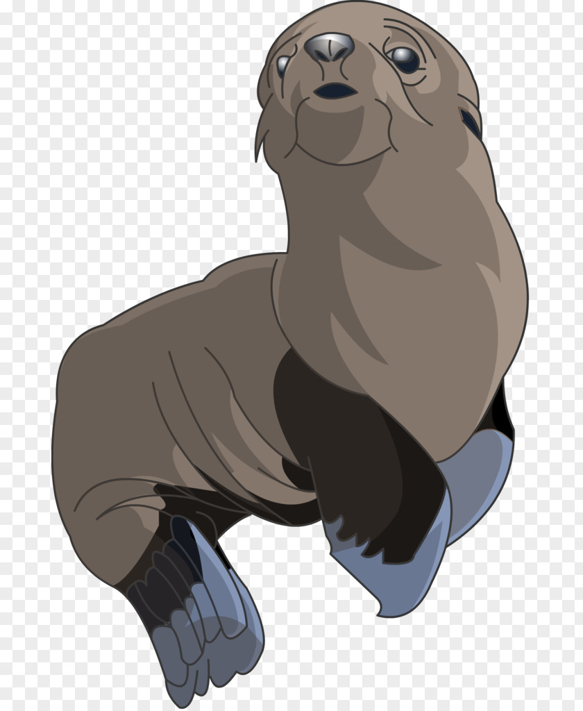 Painting Sea Lion Walrus Dog Earless Seal Cartoon PNG