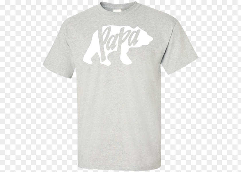 Papa Bear T-shirt Top Gildan Activewear Spreadshirt PNG