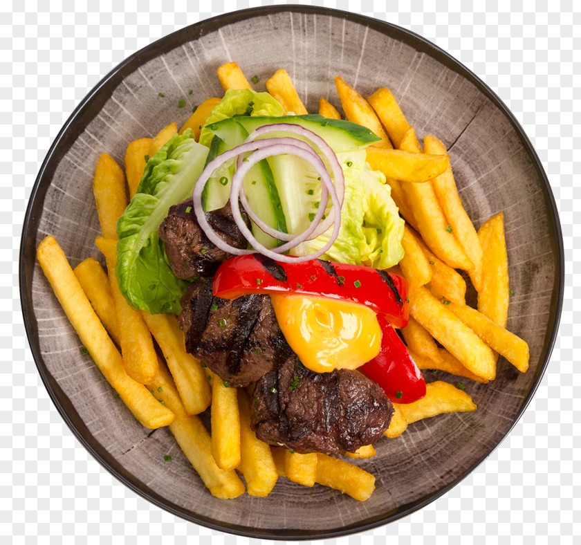 Paprika Schnitzel French Fries Steak Frites Vegetarian Cuisine Mixed Grill Street Food PNG