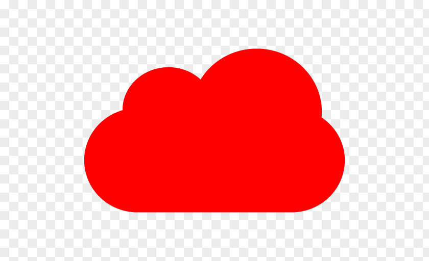 Red Clouds Heart Clip Art PNG