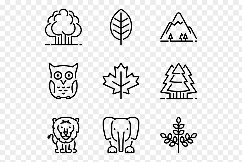 Nature Fonts Icon Design Clip Art PNG
